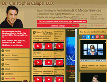 Tablet Screenshot of drcalapai.net